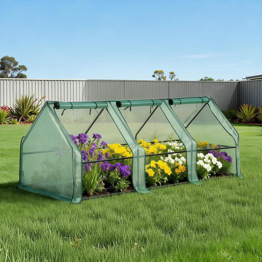 Green Fingers Mini Greenhouse – 240 × 90 × 90cm