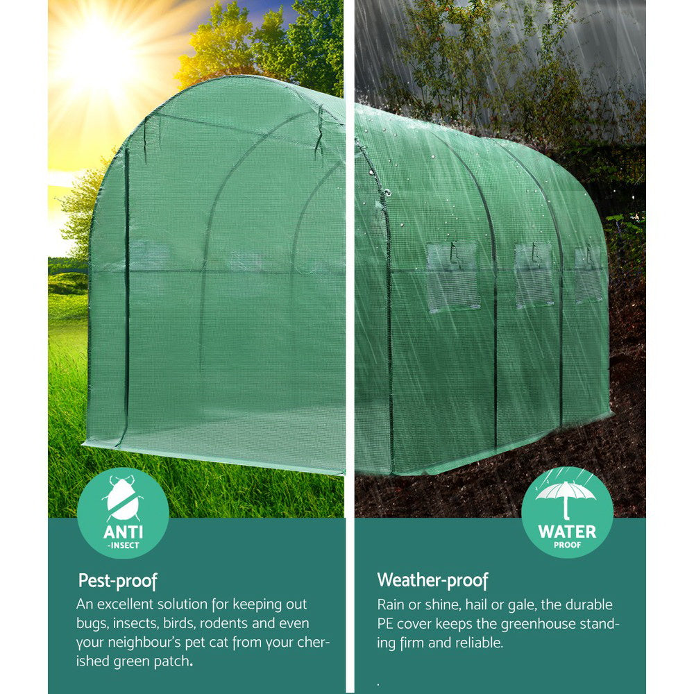 Green Fingers Walk-In Greenhouse – 3 × 2 × 2m