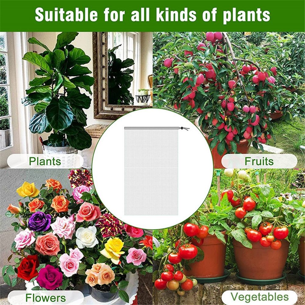 Plant Frost Protection Cover with Zip – 2.4 × 2m