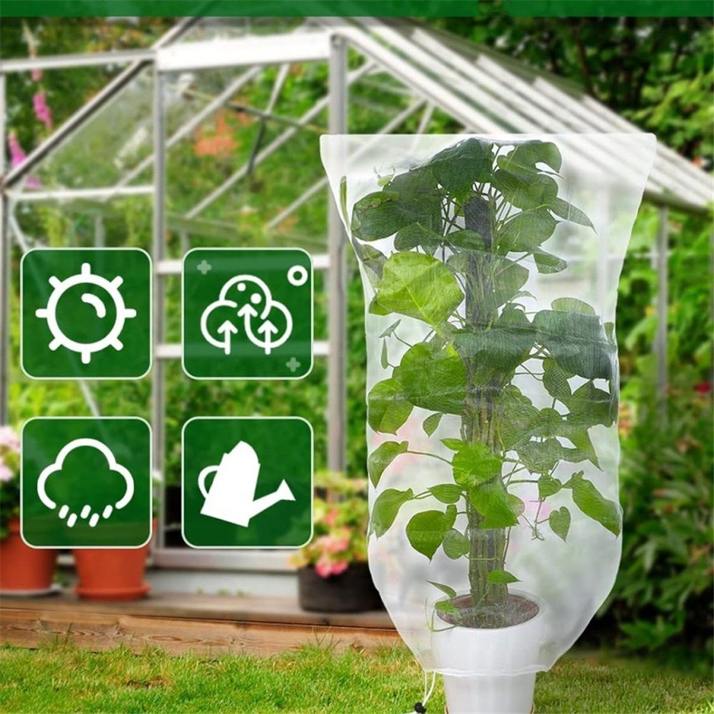 Plant Frost Protection Cover with Zip – 2.4 × 2m