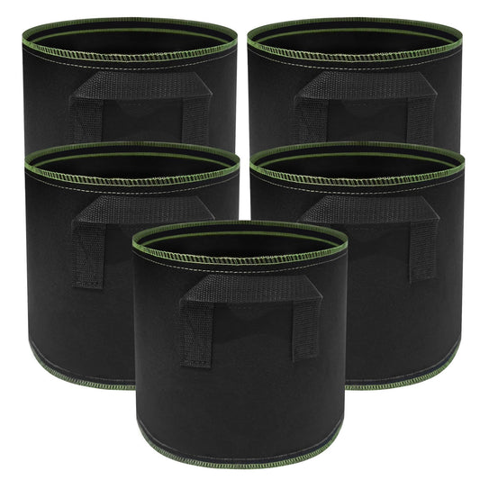 1 Gallon Grow Bags Heavy Duty Container Thickened Nonwoven Fabric Plant Pots with Handles Made of growth friendly
